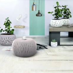 Prosperplast Maceta BOWL SANDY Plástico CON Depósito Antracita16,1x23,8x23,8 Cms -Intemperie Jardinería Tienda 8f7050c8ad3aa13a