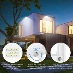 Aigostar Focos Led Exterior, 10W 6400K Led Focos Exterior, 900LM IP65 10 Aigostar Focos Led Exterior, 10W 6400K Led Focos Exterior, 900LM IP65 -Intemperie Jardinería Tienda 9234143dbc3278ba