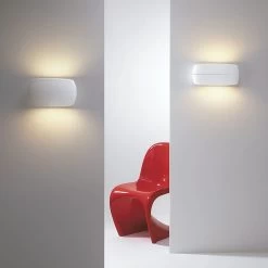 Aplique Para Exterior LED 12W 3000K Ovalado Blanco IP54 -Intemperie Jardinería Tienda 9b677c77bf12cbdd