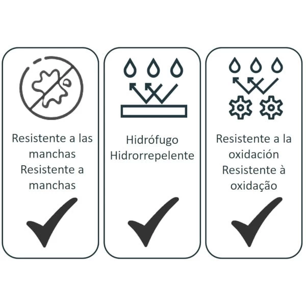 Mesa De Jardín Madera Denia 150x90x75 Cm 5 Mesa De Jardín Madera Denia 150x90x75 Cm - Imagen 3