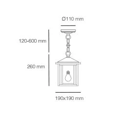 Lámpara Colgante De Exterior Avenida Retro Con Pantalla Transprente 1xE27 IP23 Wonderlamp 13 Lámpara Colgante De Exterior Avenida Retro Con Pantalla Transprente 1xE27 IP23 Wonderlamp -Intemperie Jardinería Tienda a85f335c0ab191bc