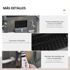 Barbacoa De Carbón Outsunny 846-013 13 Barbacoa De Carbón Outsunny 846-013 -Intemperie Jardinería Tienda b15bd7dd8d950465