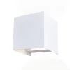 Aplique LED De Exterior Leva 2 Luces Neutra Cuadrado Blanco IP54 Wonderlamp -Intemperie Jardinería Tienda c284feca877c32d4