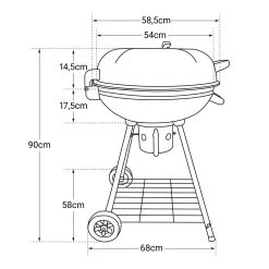 Barbacoa De Carbón Forma Bola FRESNO 9 Barbacoa De Carbón Forma Bola FRESNO -Intemperie Jardinería Tienda c72ff0369c9645a4