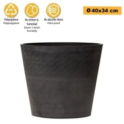 Maceta Tipo Truncado Ø 40 Cm -Intemperie Jardinería Tienda dcef01201820ef51