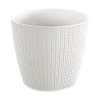 Prosperplast Maceta WHEATY 3,5L 189x189x167 Blanco -Intemperie Jardinería Tienda ec8902d7b35ed15e