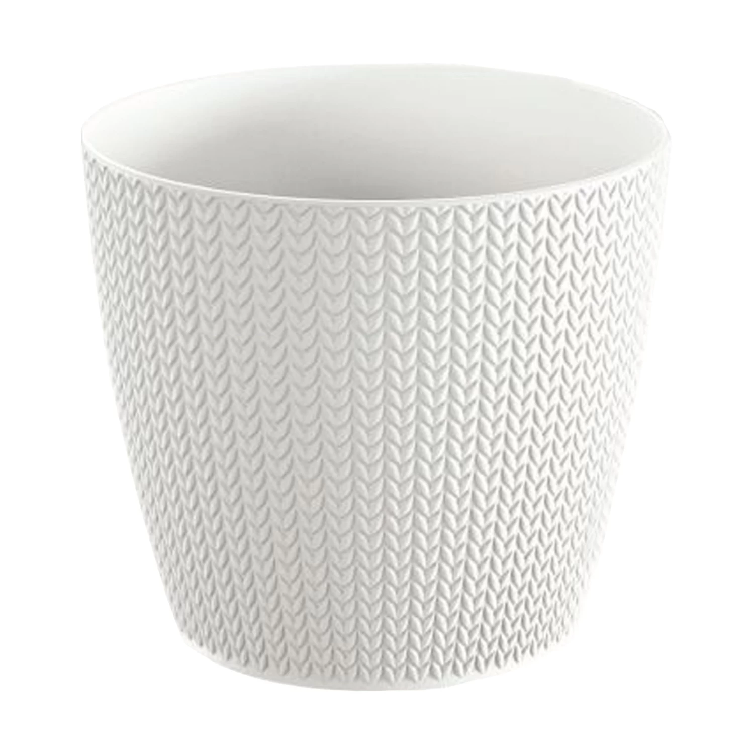 Prosperplast Maceta WHEATY 3,5L 189x189x167 Blanco 3 Prosperplast Maceta WHEATY 3,5L 189x189x167 Blanco