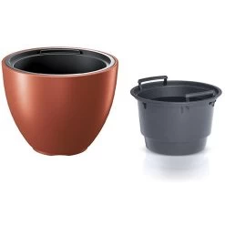 Prosperplast Maceta HEOS 25LCon Depósito 395x395x302 Cobre -Intemperie Jardinería Tienda f06c1fd821e81885