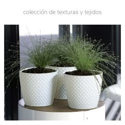 Prosperplast Maceta WHEATY 3,5L 189x189x167 Blanco 9 Prosperplast Maceta WHEATY 3,5L 189x189x167 Blanco -Intemperie Jardinería Tienda f1fe2c109bf743f5