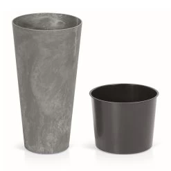 WellHome Pack 2 Maceteros Minimalistas Tubus SlimCemento - 28,6x15x15 Cm 10 WellHome Pack 2 Maceteros Minimalistas Tubus SlimCemento - 28,6x15x15 Cm -Intemperie Jardinería Tienda fd081162f2920e5b